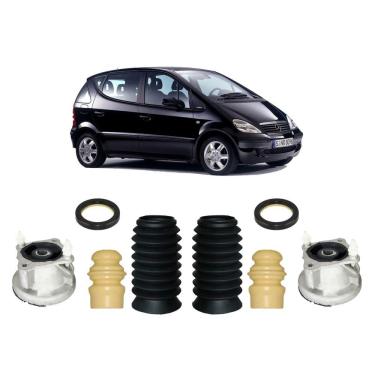 Imagem de Par Kit Batente Coxim Dianteiro Classe A 160 1999 2000 2001