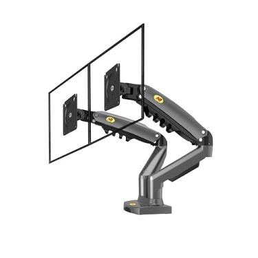 Imagem de PIX Suporte 2 Monitores 17 a 27 Articulado com Pistão a Gás F160 NB