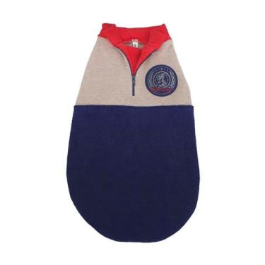 Imagem de Pickorruchos Roupa Jacquard Tricolor Náutico Para Cães - Tamanho 01