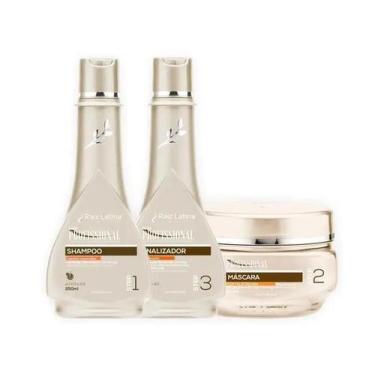 Imagem de Raiz Latina Kit Shampoo Mascara E Leave-In Fortalecedor