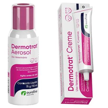 Imagem de Combo Dermotrat 75G/110Ml + Dermotrat Creme 20G - Ourofino