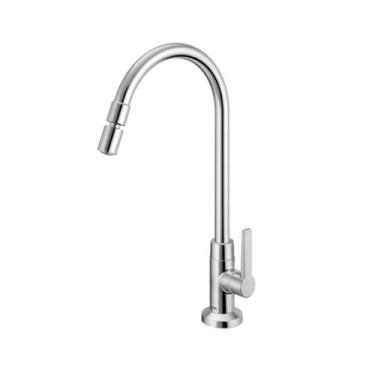 Imagem de Torneira Cozinha de Mesa Bica Alta Gali 00801306 Docol, Cromado