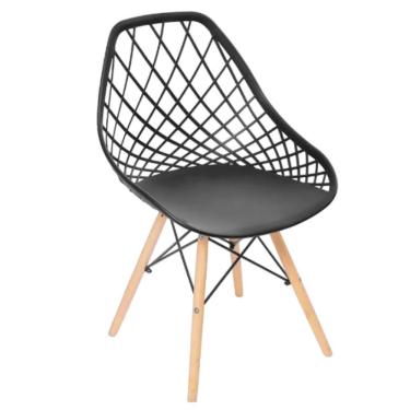 Imagem de Cadeira Para Sala De Jantar Clarice Cloe Madeira Preto