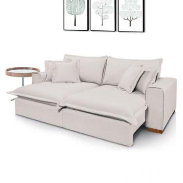 Imagem de Sofá Retrátil Reclinável com molas ensacadas no assento Confortável Te