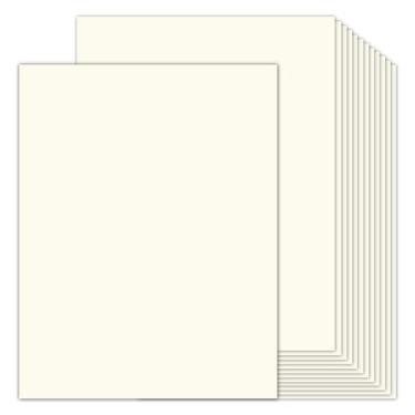 Imagem de Papel cartolina Goefun 8,5x11 230gsm 100 folhas creme
