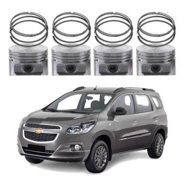 Imagem de Kit Pistao E Aneis 050 Spin 1.8 Flex 2011 A 2016 - Metal Leve