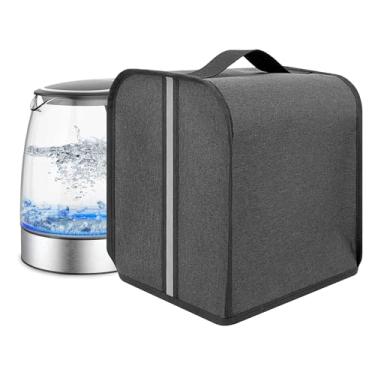 Imagem de Capa protetora para chaleira elétrica de água, à prova de respingos, à prova de poeira, com alça para caldeira elétrica, serve para chaleira de 1,5/1,7 L