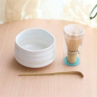 Imagem de QLDFX Tigela Matcha Tigela de salada japonesa Matcha colher de batedor de madeira Caddy conjunto de presente chá verde em pó chá cerimônia de chá do Japão Matcha Teaware Matcha Bowl Conjunto de chá