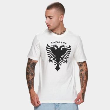 Imagem de Camiseta Cavalera Indie Águia Classic Masculina, Off white, P
