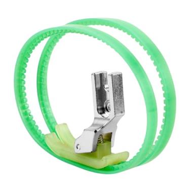 Imagem de IWOWHERO Pé de encadernação para máquina de costura com rolo duplo, durável, resistente ao desgaste