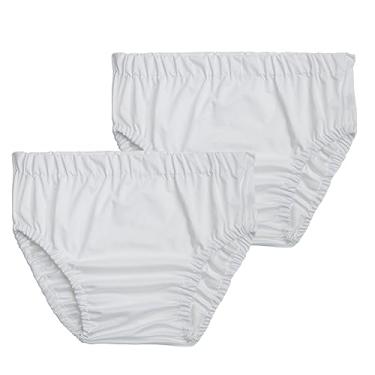 Imagem de Joyo roy Capa Para Fraldas Adultas 2 Peças, Calças De Plástico À Prova D'Água, Brancas, Reutilizáveis, Vazamentos, Roupa Íntima Incontinência, Homens E Mulheres, Unissex, Lavável, Borracha, Adultos
