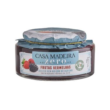 Imagem de GELEIA GOURMET ZERO AÇÚCAR DE FRUTAS VERMELHAS 220G