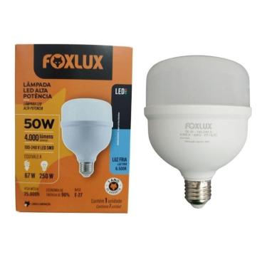 Imagem de Lâmpada Led Alta Potência Foxlux 50w 6500k Luz Branca
