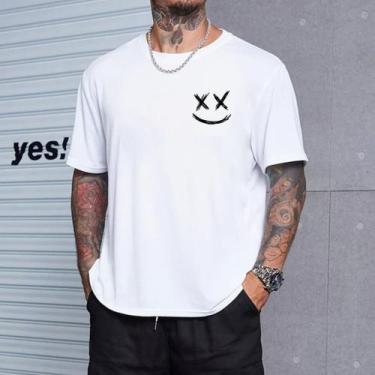 Imagem de Camiseta Unisex Streetwear Olhos X Tumblr Camisa Premium Envio - Rápid