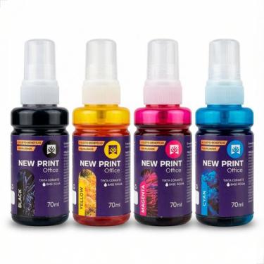 Imagem de Kit 4 Tinta Compatível Epson 664 L110 L200 L210 L220 L475 L495 L555 L5