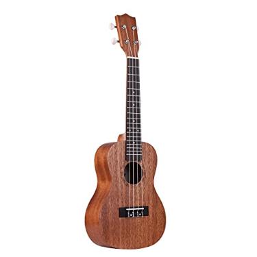 Imagem de ukulele acústico Ukulele de madeira para concertos de 23 polegadas