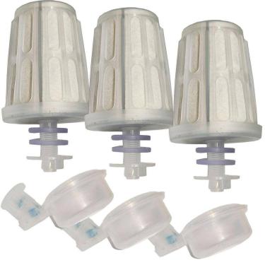 Imagem de Kit 3 Vela Refil Filtro Talha Barro Gravidade Carvão Ativado