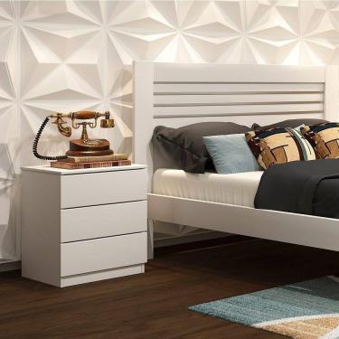 Imagem de Mesa De Cabeceira Veronna 3 Gavetas Tcil