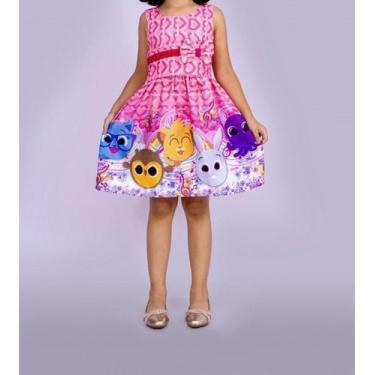 Imagem de Vestido Bolo Fofo Tradicional - Utchuk Kids, Rosa, P