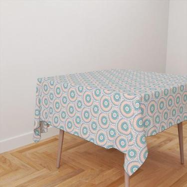 Imagem de Toalha De Mesa Quadrada 4 Lugares Tecido Oxford Boho Bem TL144 - 140x1