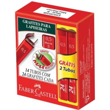 Imagem de Grafite 0.5MM Polymer HB - Caixa com 14 Tubos (24 Grafites por Tubo) -
