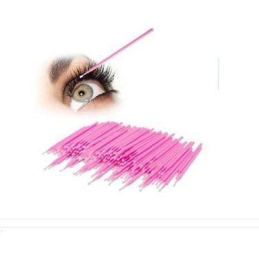 Imagem de Microbrush Cotonete Alongamento Fio A Fio Cílios 100u Oferta - oem
