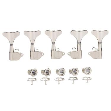 Imagem de KAISH 5 cordas 3R2L 18:1 afinadores de baixo selados para baixo afinador de guitarra para baixo Ibanez/Yamaha estilo acústico/elétrico níquel