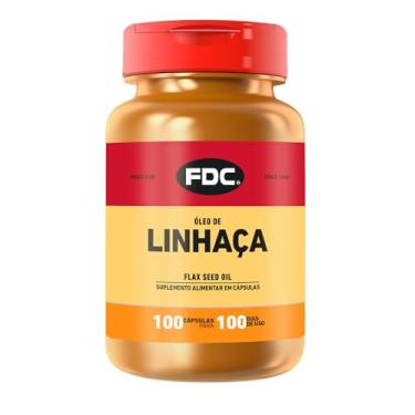 Imagem de FDC Óleo de Linhaça - 1.000MG - 100 cápsulas, FDC VITAMINAS