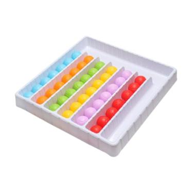 Imagem de Generic Jogo de Bola com Classificação de Cores, Brinquedo Educacional Portátil, Quebra-cabeça para Crianças Pré-escolares, Bebês de 3 a 7 Anos, Presente de a