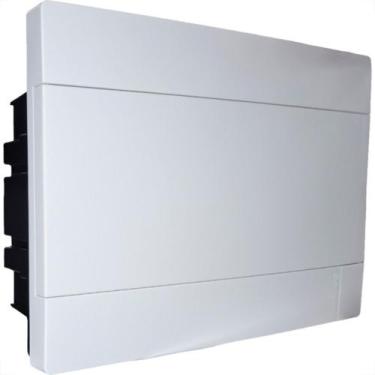 Imagem de Centrinho Eletromar Pvc Embutir Para 12 Disjuntor Sem Barramento Branc