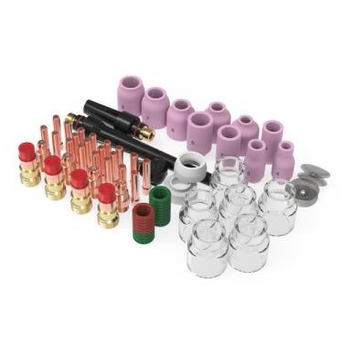 Imagem de Kit de Tocha de Soldagem TIG YESWELDER (71 Peças) - Compatível com WP-