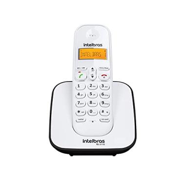 Imagem de Telefone Digital Sem Fio TS 3110 Branco e Preto Intelbras