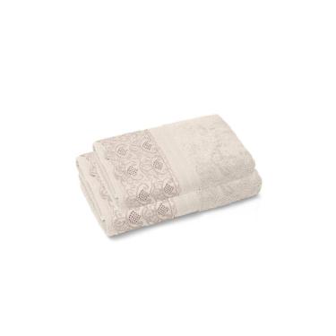 Imagem de Jogo de Toalhas Gigante Nadine 2 Pç Algodão Egípcio Buettner