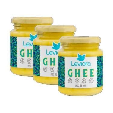 Imagem de Kit 3X: Manteiga Ghee Tradicional Sem Lactose Leviora 200G