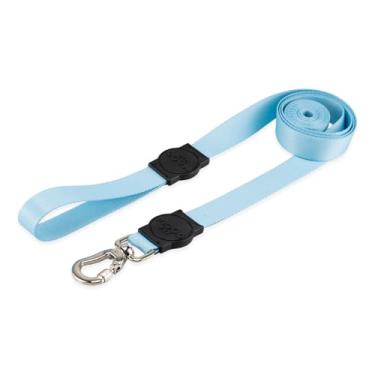 Imagem de Mood Pet Coleira Guia 2 Metros Para Cães Cachorro Adestramento Passeio Porte Grande Médio Pequeno (Sea, PP)