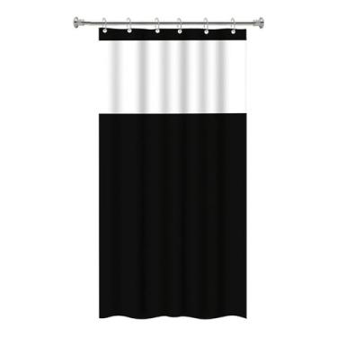 Imagem de "Cortina Para Box PVC Impermeável Antimofo e Antiácaro, 1,38x1,98m, Com Ilhós, Material Resistente e Higienizável - Não acompanha Varão Cortina Com Visor"