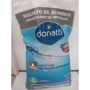 Imagem de Sulfato de aluminio 2kilo - Donatti, Branco