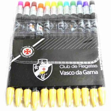Imagem de Jogo Com 12 Lapiseiras De Cor - Vasco - Mileno