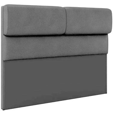 Imagem de Cabeceira Queen Size Estofada 158cm de Madeira Londres Fabone