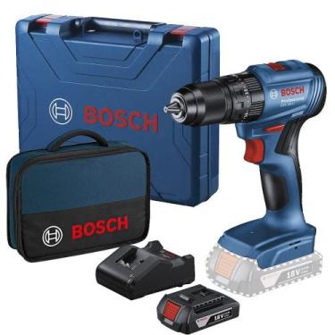 Imagem de Parafusadeira Furadeira Impacto 18v c/ Bateria, Carregador, Bolsa e Ma