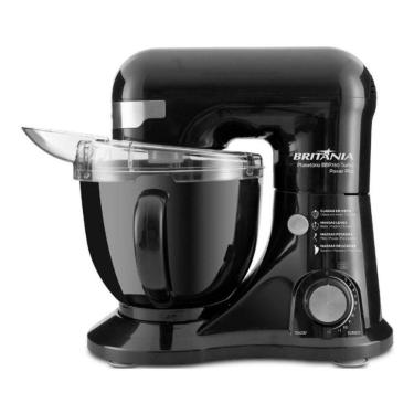 Imagem de Batedeira Com Pedestal Britânia Power Plus Bbp760 Preta 127V