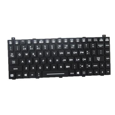 Imagem de Teclado retroiluminado para notebook para GETAC S400 G1 Portugal PO com moldura preta novo