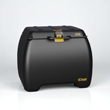 Imagem de Baú de Moto 100L Traseiro Preto Universal iCbras Bauleto