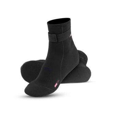 Imagem de Meias de neoprene Seaskin 3 mm, roupa de mergulho grande preta
