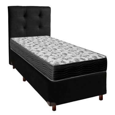 Imagem de Kit Cama Box + Cabeceira + Colchão Solteiro D33 - Iso100 - Ortobom