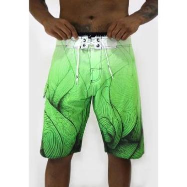 Imagem de Bermuda Água Alkary Linhas Verde-Masculino