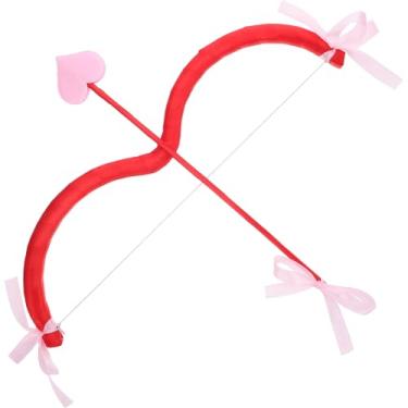 Imagem de NUOBESTY Conjunto de arco e flecha de cupido de espuma, adereços de flecha de cupido para cosplay, festa, dia dos namorados, acessórios de fantasia
