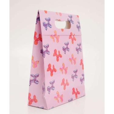 Imagem de Embalagem Presente Sacola Estampa Cachorro Marisa-16250, UN, Rosa