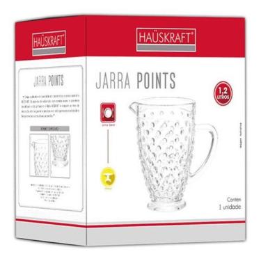 Imagem de Jarra De Vidro Grosso Com Capacidade De 1,2l Com Alça - Hauskraft