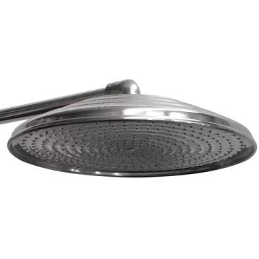 Imagem de Ducha Cascata Chuveiro Piscina Chuveirão Alumínio 12 Polegadas Cano De